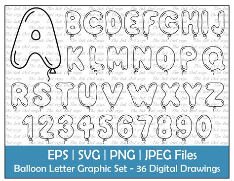 Balloon Letter Art at James Daulton blog