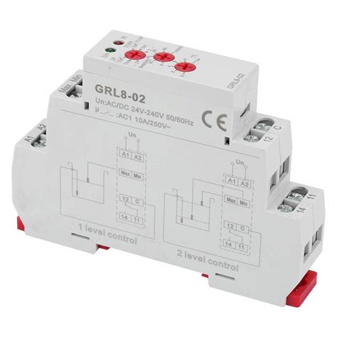 Liquid Level Controller GRL8-02 Liquid Level Control Relay Din Rail ...