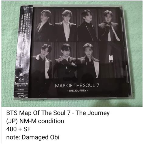 BTS Map Of The Soul 7 Journey CD (jewel case unsealed) | Shopee Philippines