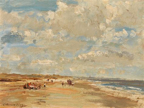 Beach scene, Norfolk coast | Old Master & 19th Century Paintings Day ...
