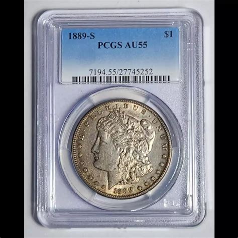 1889-S Morgan Silver Dollar PCGS AU-55 - Bob Paul Rare Coins