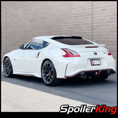 Nissan 370z (Z34) Rear Window Roof Spoiler XL w/ Center Cut (380RC) – SpoilerKing