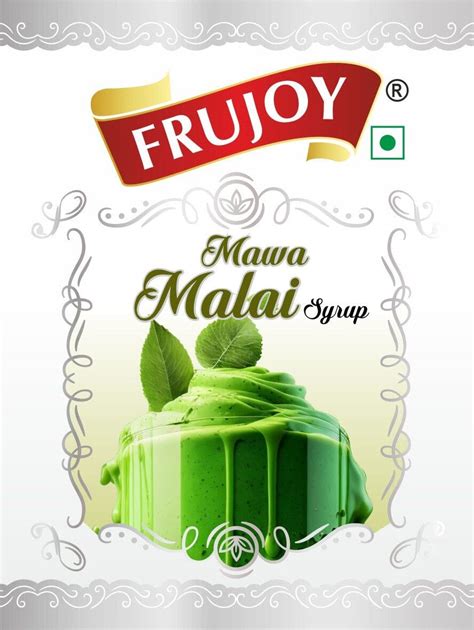 Frujoy Mava Malai syrup 750ml | For Drinks Juices | Fruit Mocktail | C ...