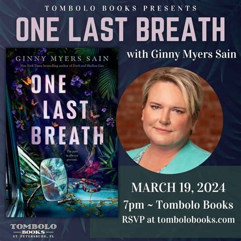 One Last Breath: A Conversation with Ginny Myers Sain