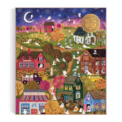 Joy Laforme Spooky Village 1000 Piece Foil Puzzle - V Boutique Studio