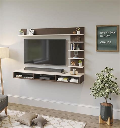 SOAMI Craft Wood Wall Mount TV Unit/TV Stand/TV Cabinet/TV ...