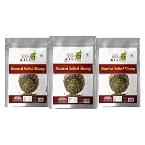 90's MILL Roasted Solid Green Moong | Spicy Masala | Protein Rich ...