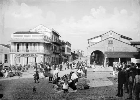 Mexico Tampico C1890 Nthe Plaza in Tampico Mexico Photograph by William ...