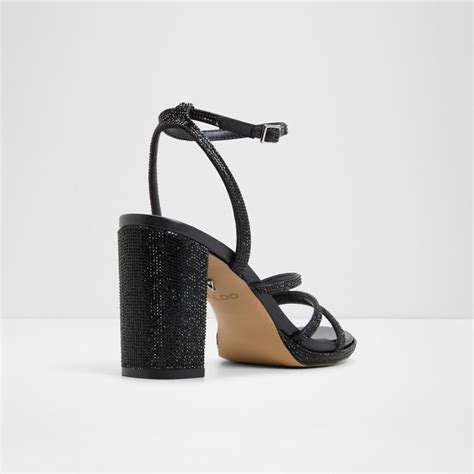 Chicglow-In Women's Black Block Heel Sandals | Aldo Shoes