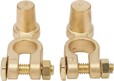 Battery Terminal, 1 Pair of SAE to JIS Car Battery Terminal Connector Positive Negative Top Post ...