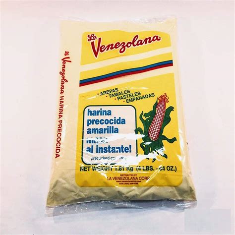 Buy Precooked corn meal Venezolana (4 LBS.) Harina precocida Amarilla ...