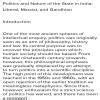 discuss the various approaches to study of the nature of indian state ...