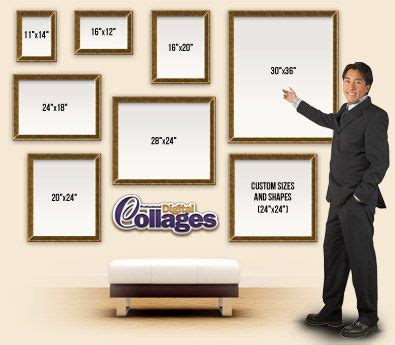 large photo frames dimensions - Google Search | Picture frame sizes ...