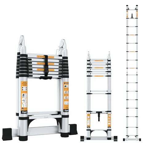 Telescopic Ladders - EQUAL Portable and Compact 7-Steps Telescopic ...