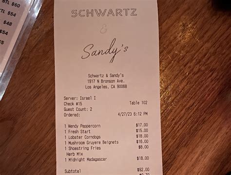Schwartz & Sandy's: We Reviewed VPR's Newest Restaurant