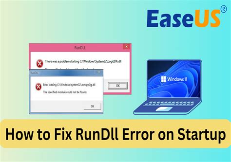 Image result for Error Message Rundll Cannot Find Module