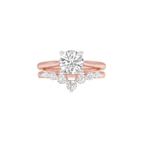 Solitare Chevron Diamond Engagement Ring – Limelight Diamonds