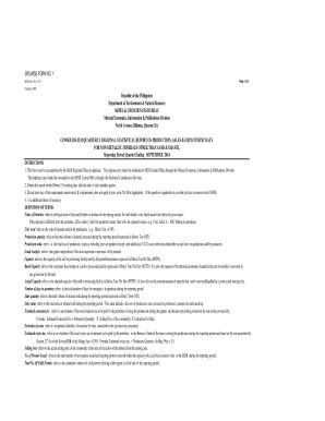 Fillable Online SRS-MGS FORM NO. 1 FOR NON-METALLIC ... - MGB Region ...