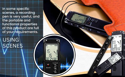 Sekuai 8GB LCD Display MP3 Player Voice Recorder USB Professional ...