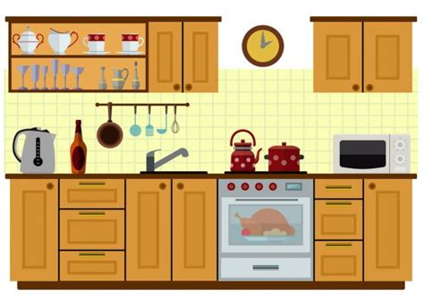 Kitchen Cartoon 的图像结果