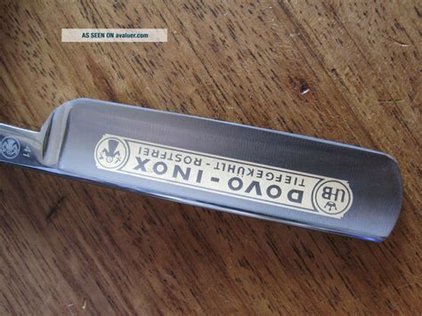 Dovo Inox 41 Olive Wood Stainless Straight Razor Solingen Germany | #4304238