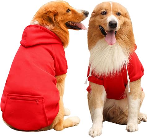 Amazon.com : TYONMUJO Dog Hoodie Pet Clothes Dog Hoodies with Pocket ...