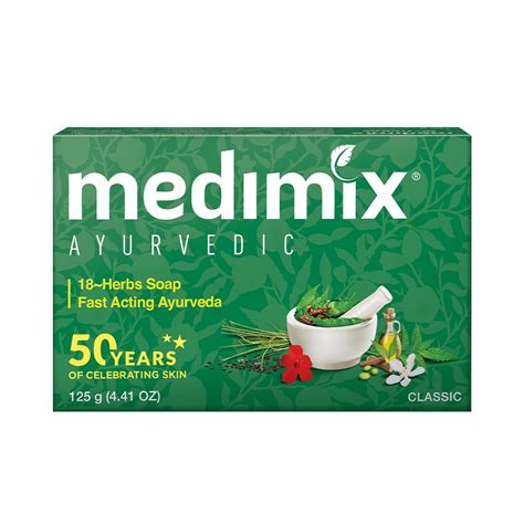 Buy Medimix Ayurvedic Classic 18 Herbs Bathing Soap 125g | Natural Oils ...