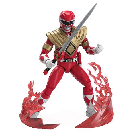 Power Rangers Lightning Collection Remastered Mighty Morphin Red Ranger ...