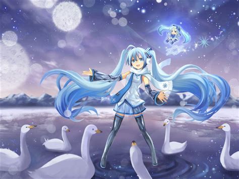 Snow Miku Wallpapers - Wallpaper Cave