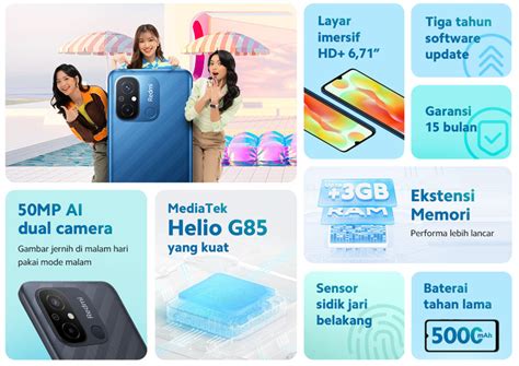 Xiaomi Redmi 12C Meluncur di Indonesia, Ini Spesifikasi Dan Harganya!