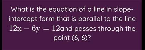 Slope-Intercept Form Parallel 的图像结果
