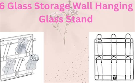HEET Stainless Steel Wall Mount Glass Stand/Water Glass Stand for ...