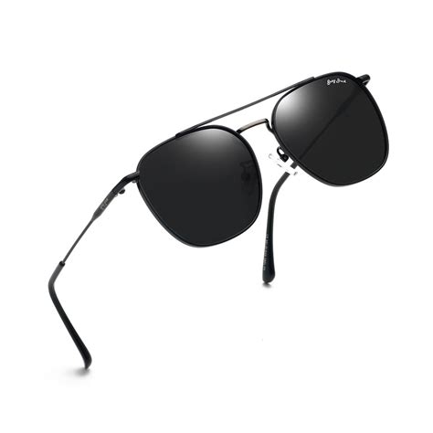 GREY JACK Small Round Polarized Sunglasses for Men Women Metal Frame 1 ...