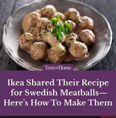 Now you can make Ikeas famous Swedish meatballs at home Click the link ...