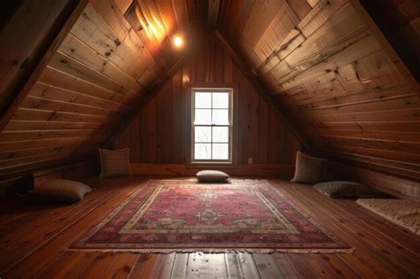 A cozy attic space for quiet reflection | Premium AI-generated image