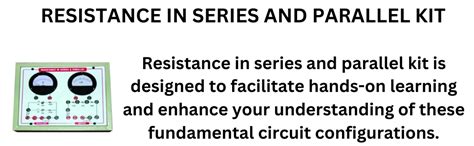 ARGLabs RESISTANCE IN SERIES AND PARALLEL KIT : Amazon.in: Industrial ...