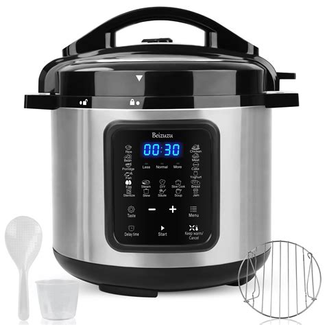 Buy Electric Pressure Cooker: 6 Quart 9-in-1 Multi-Functional Built-in ...