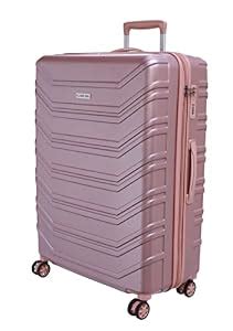 Buy ROMEING Monopoli 28 inch, Polycarbonate Luggage, Hard Sided, (Rose ...