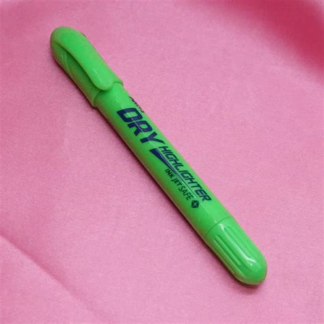 Amos Dry Green Color Highlighter Ink Jet Safe SKU 21095