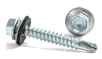 SVDK Zinc Plated Carbon Steel Hex Head Self-Drilling Tapping Screws ...