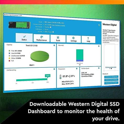 WESTERN DIGITAL SN 500 GB Laptop Green PCIe NVMe Internal Solid State ...
