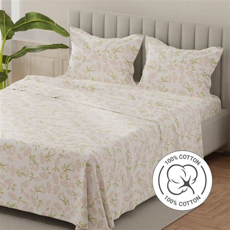 Buy LAYERS Lumina Floret Cotton 140TC Floral Print 3Pcs Super King ...