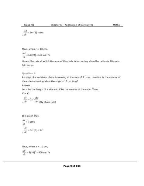 NCERT Solutions for Class 12 Maths chapter 6 - eSaral