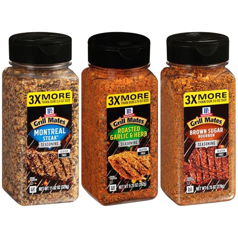 Amazon.com : McCormick Grill Mates Seasoning Variety Pack, Montreal ...