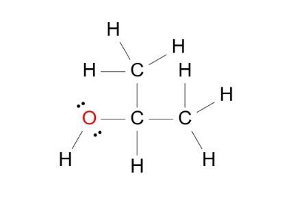 Lewis Structure of Isopropyl Alcohol C3H8O