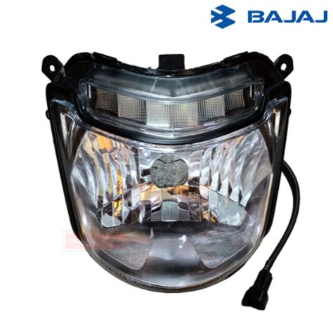 Platina 100 BS6 Headlight Assembly With DRL Bajaj Genuine Parts ...