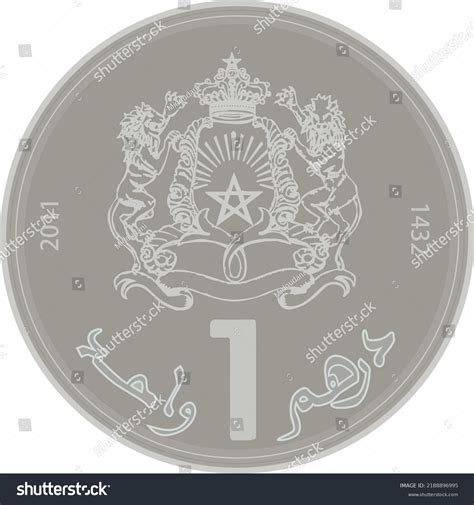 Moroccan Money Design 1 Dhs Vector Stock Vector (Royalty Free ...
