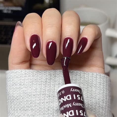 Cherry Mocha #751 | Wine nails, Dnd gel polish, Dnd gel nail polish