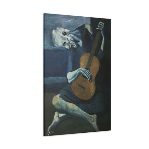The Old Guitarist – Pablo Picasso c1903-04 – Famous Fine Artwork