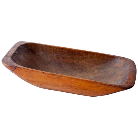 Antique Dough Bowl Wooden Trough For Sale at 1stDibs | wooden dough ...